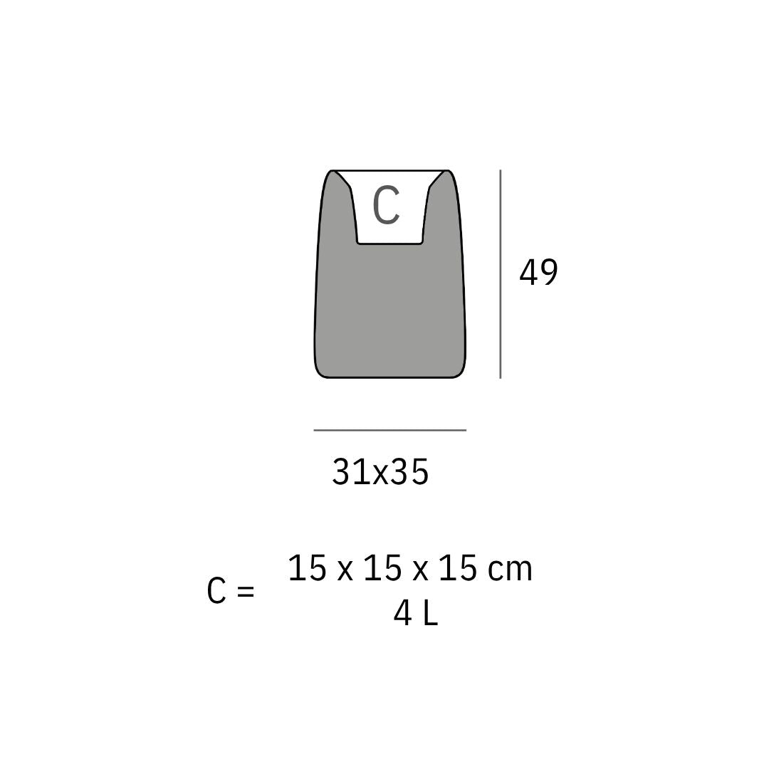 Maceta - Cuadrado Orgánico