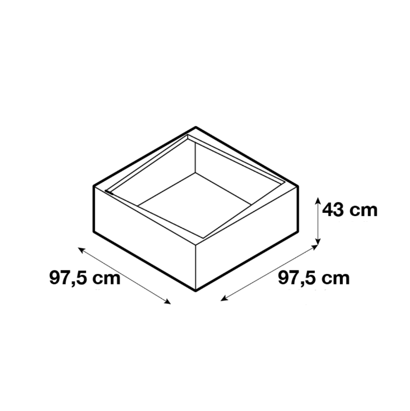 Jardinera - Kubik
