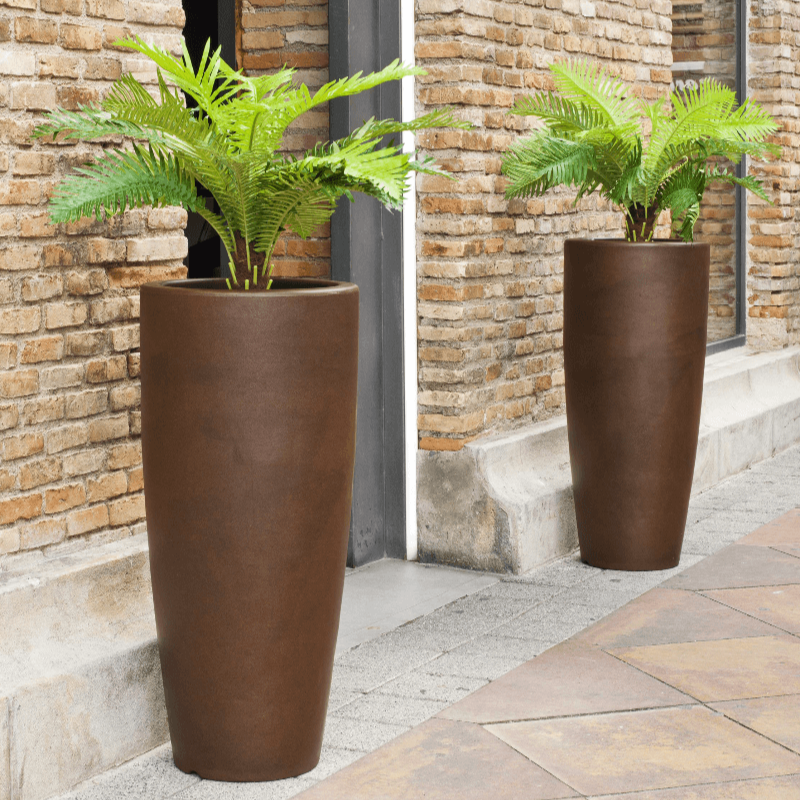 cache pot fleurs exterieur