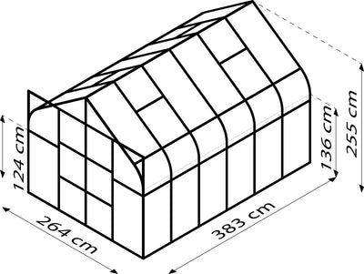 serre autonome polycarbonate 