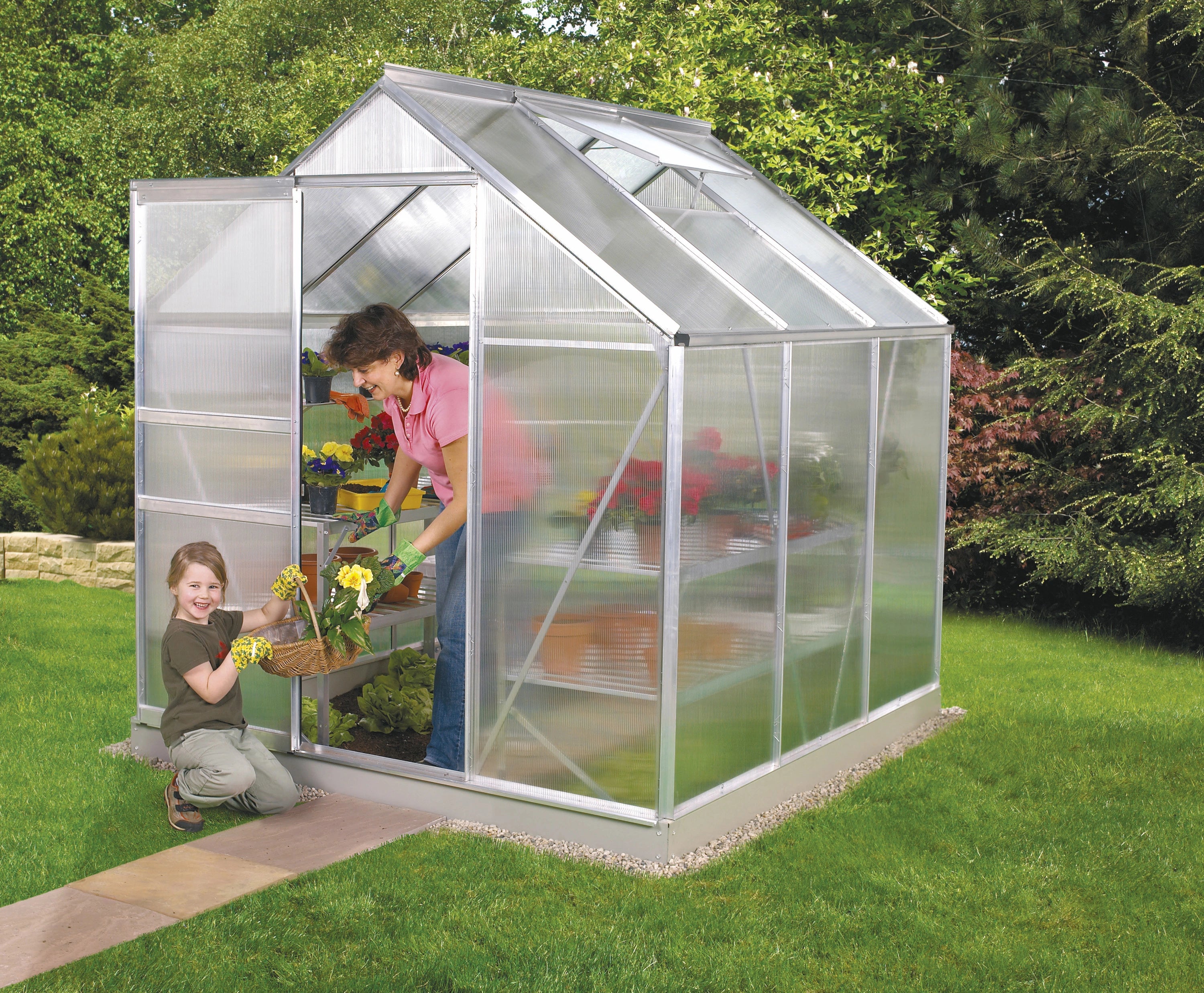 serre de jardin polycarbonate en solde 