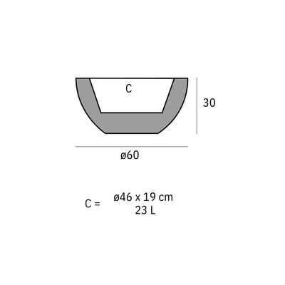 Jardinière - Sféra LED