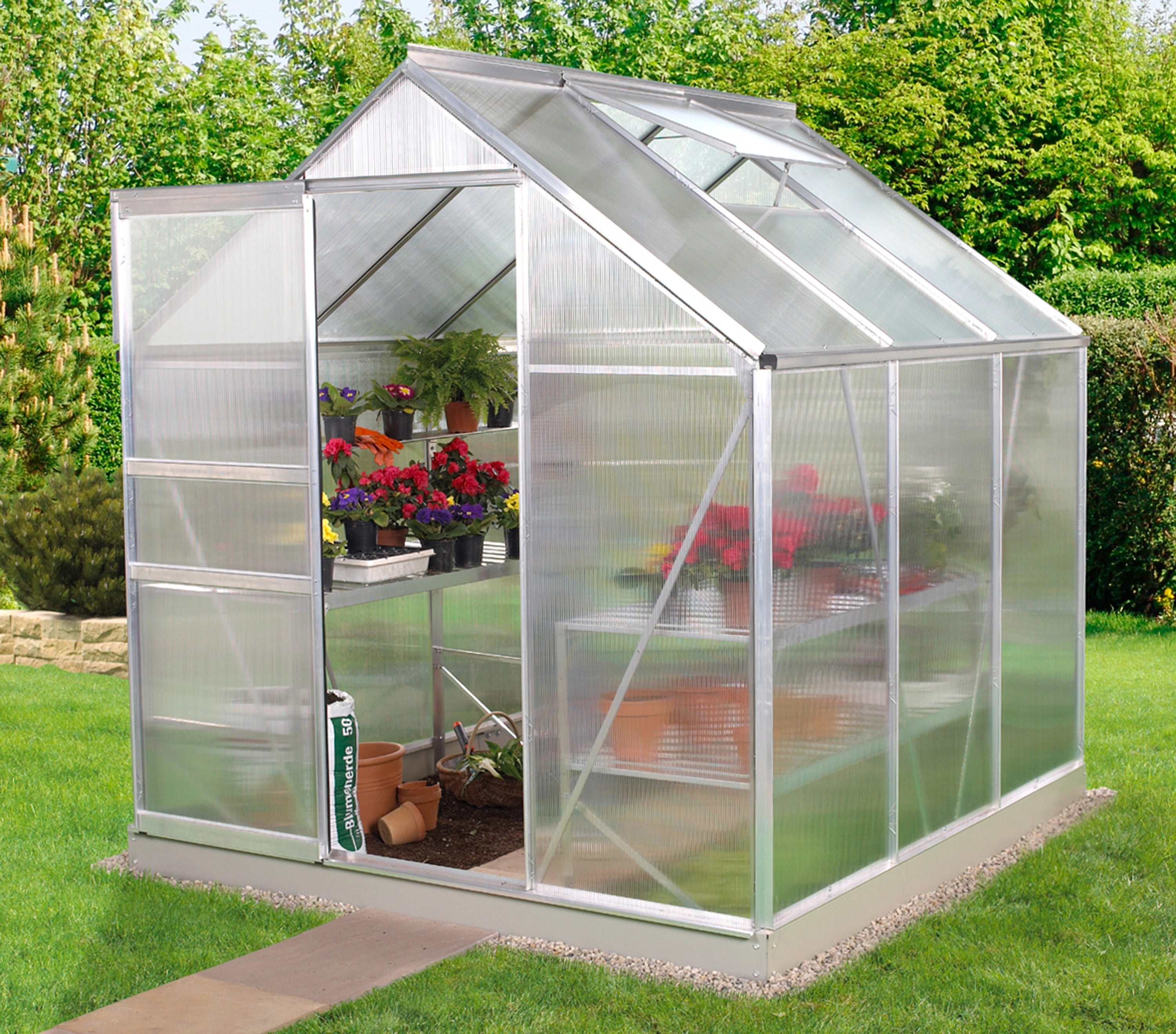 serre de jardin polycarbonate en solde 