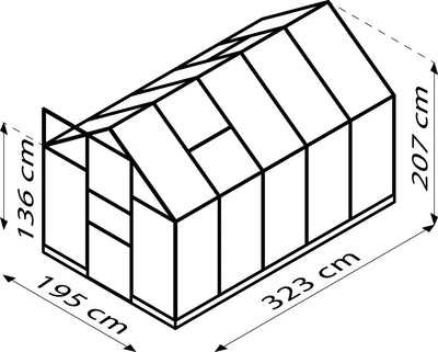 Invernadero - Apolo 6,2m²
