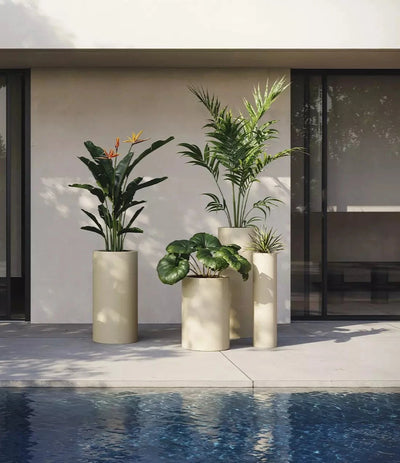 pot de fleurs rond grande taille