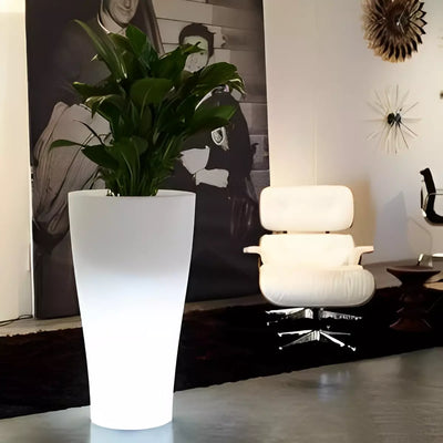 pot de fleurs lumineux haut