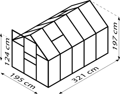 Invernadero - Cometa 6,2m²