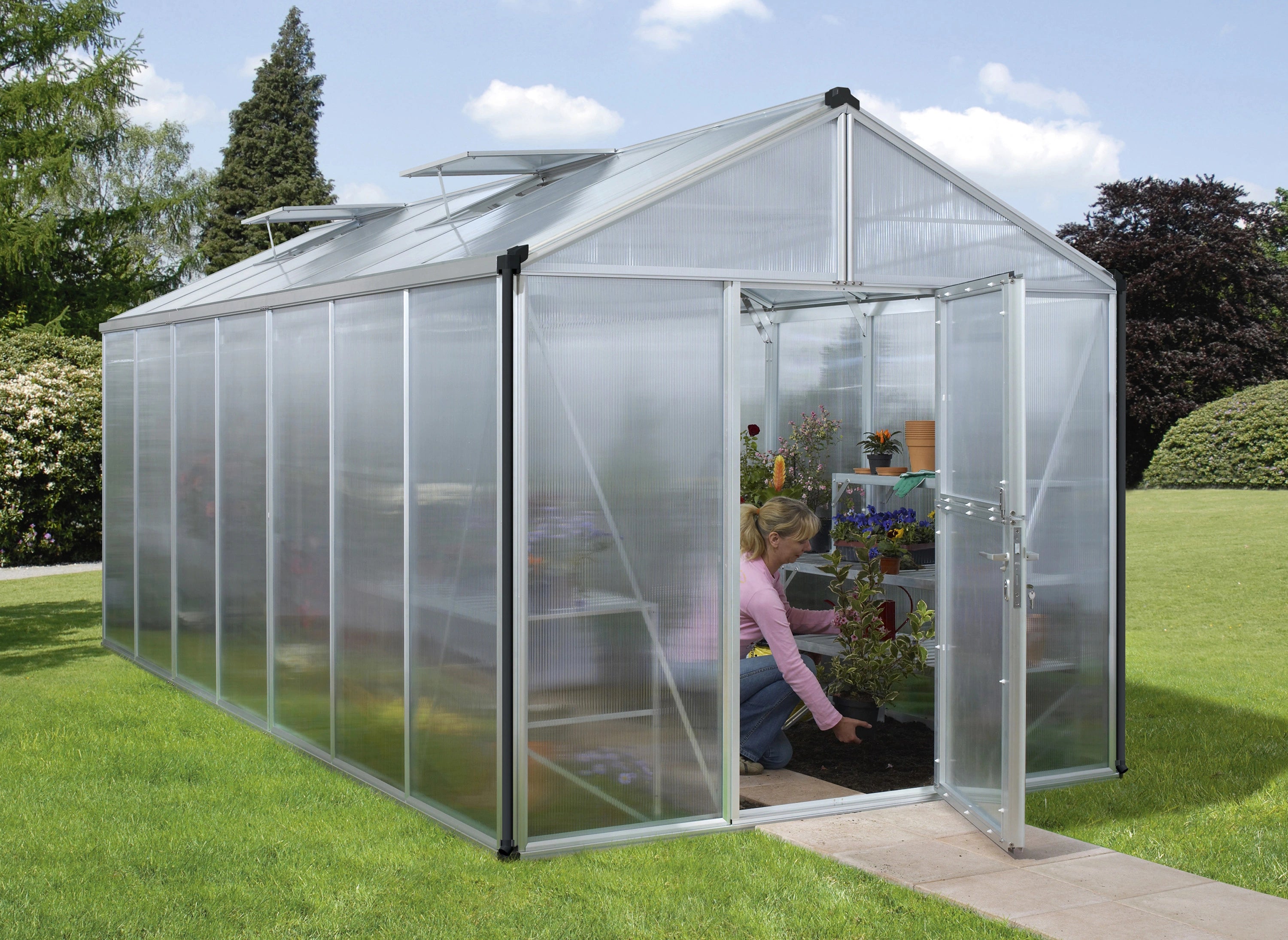 serre en kit polycarbonate
