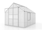 serre en polycarbonate porte centrale 