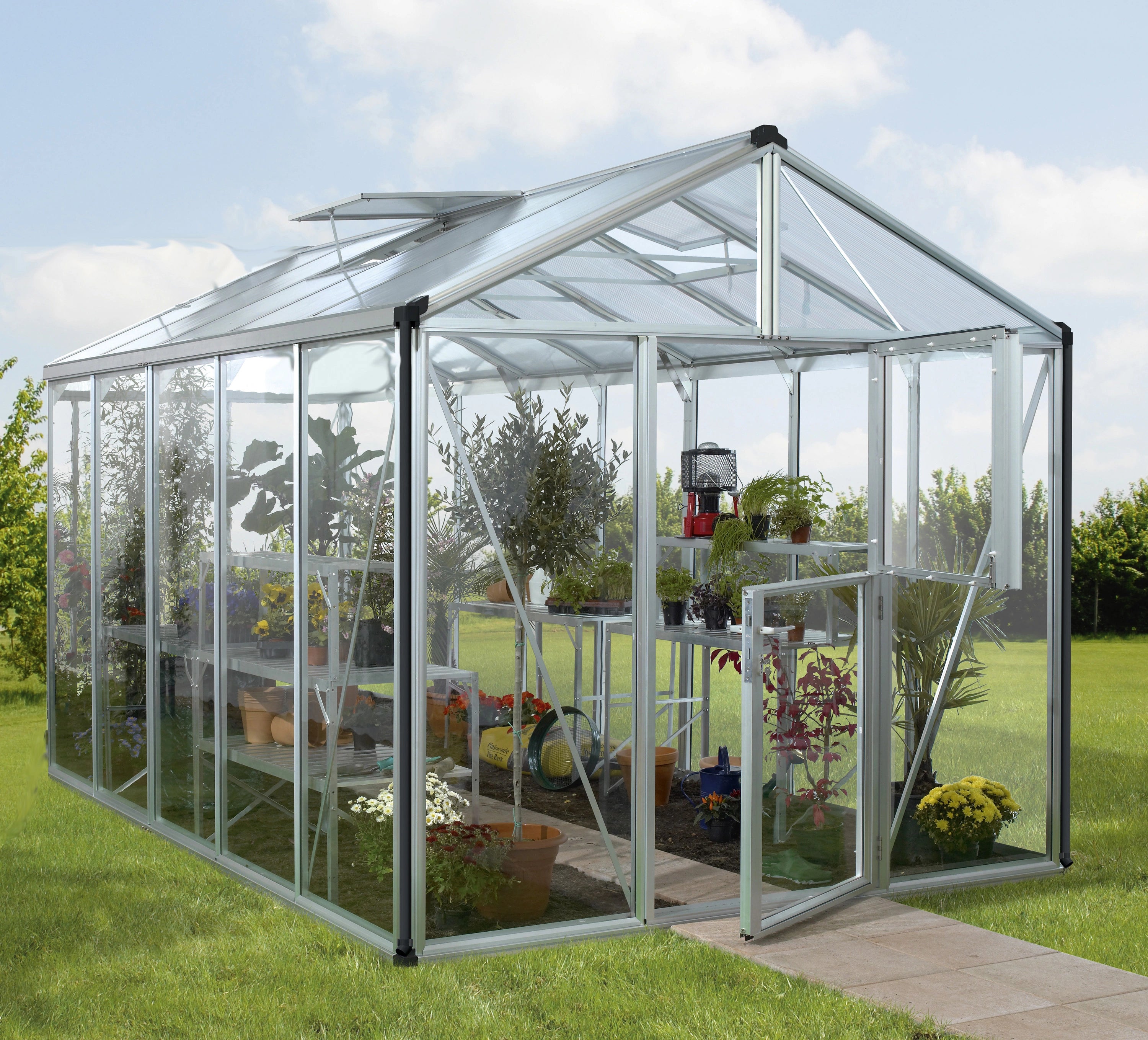 serre de jardin en kit verre