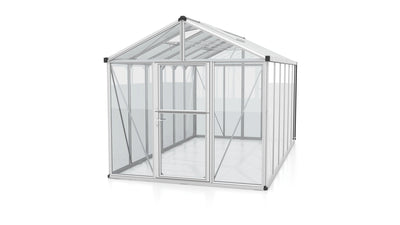 serre de jardin en verre double vitrage