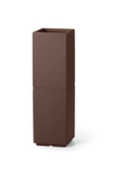 Pot Colonne Patio - Corten foncé / 25x25x80 cm - Colonne