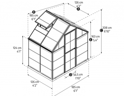 Invernadero - Armonía 2,3 m²