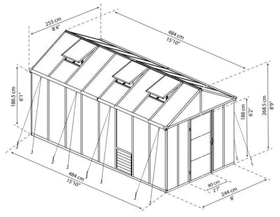 serre-polycarbonate-anthracite-dimensions