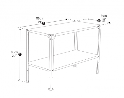 Mesa de macetas