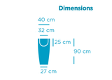 Maceta 90 cm <br> Bambú
