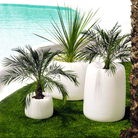 Gros pot de fleurs design