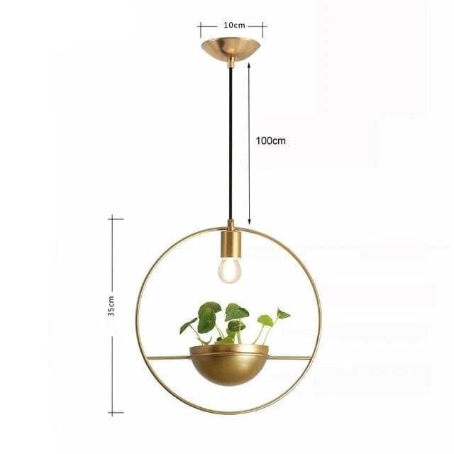 luminaire végétal